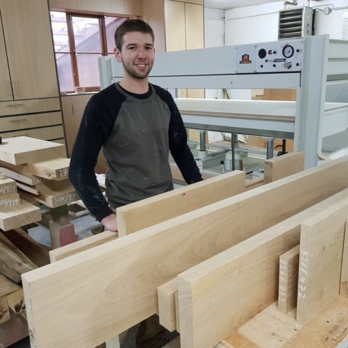 Florian Schwering Tischlergeselle seit 2012 bei der 3D CNC Tischlerei Cluse beschäftigt
