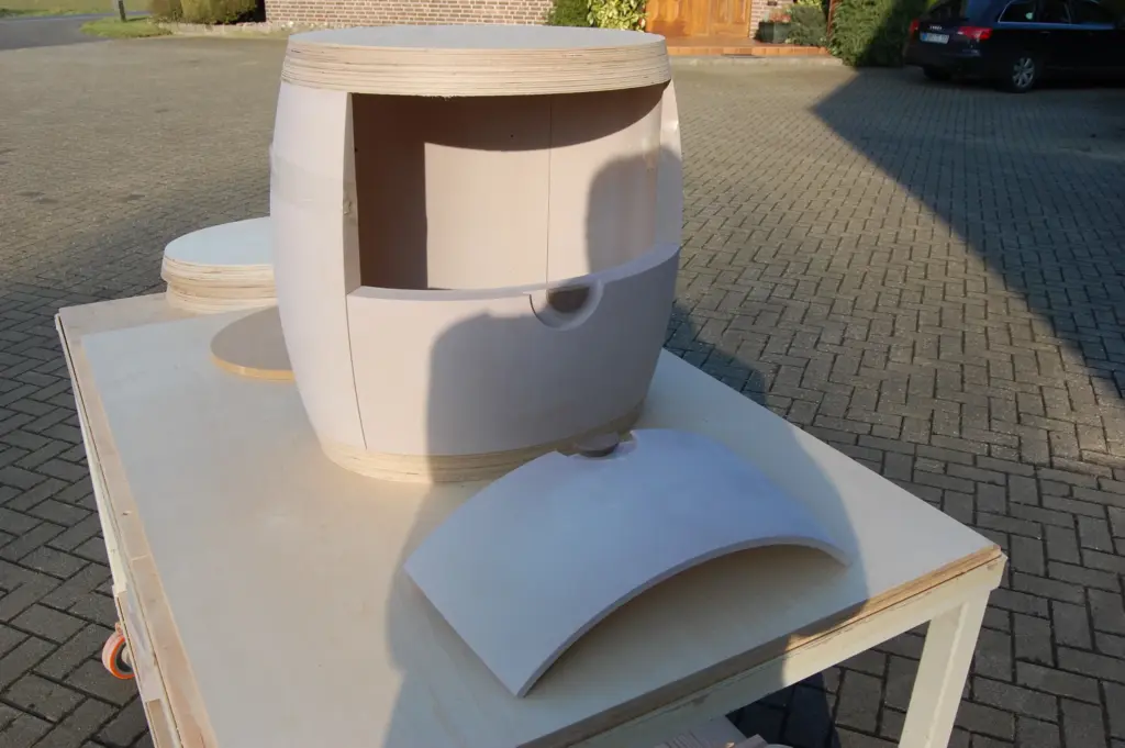 Nachttisch Yachtenbau Zusammenbau der Frästeile