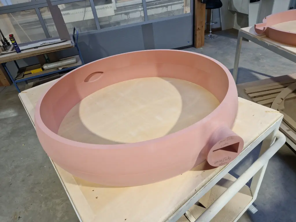 Rotor eines Flugsimulators für Boeing nach Vorlage konstruiert und ausgefräst